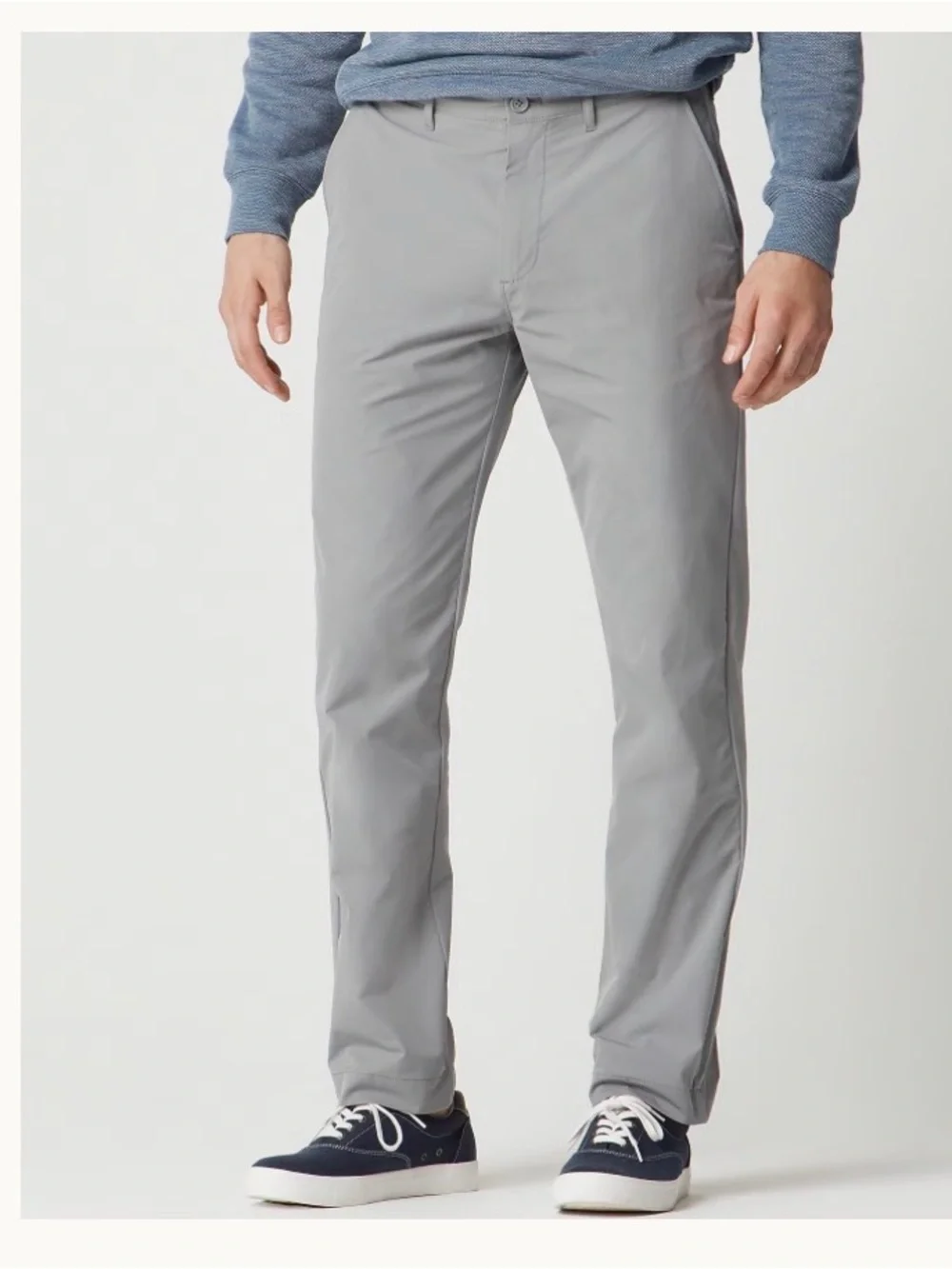 J. Crew Men's Light Gray Chinos